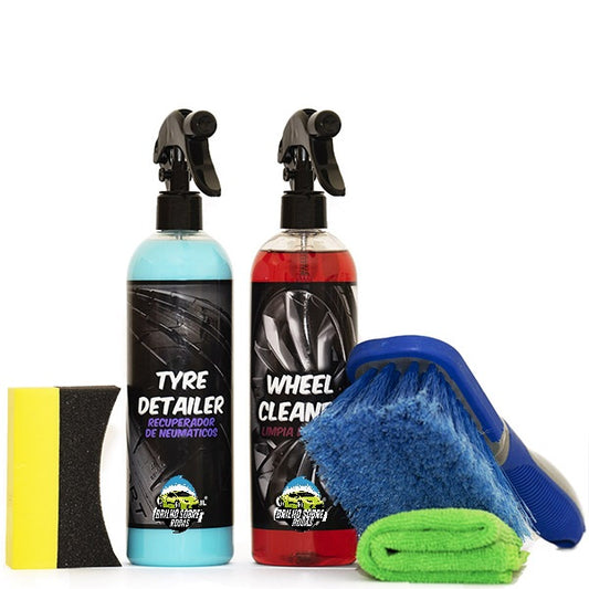 Pack Básico de Limpeza para as Jantes do Automóvel